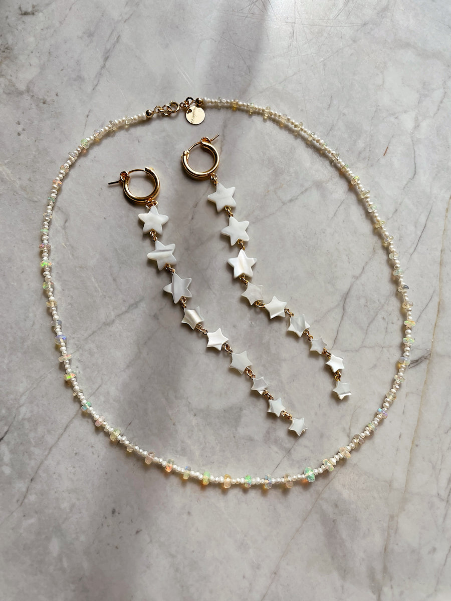 AYANA OPAL + PEARL NECKLACE