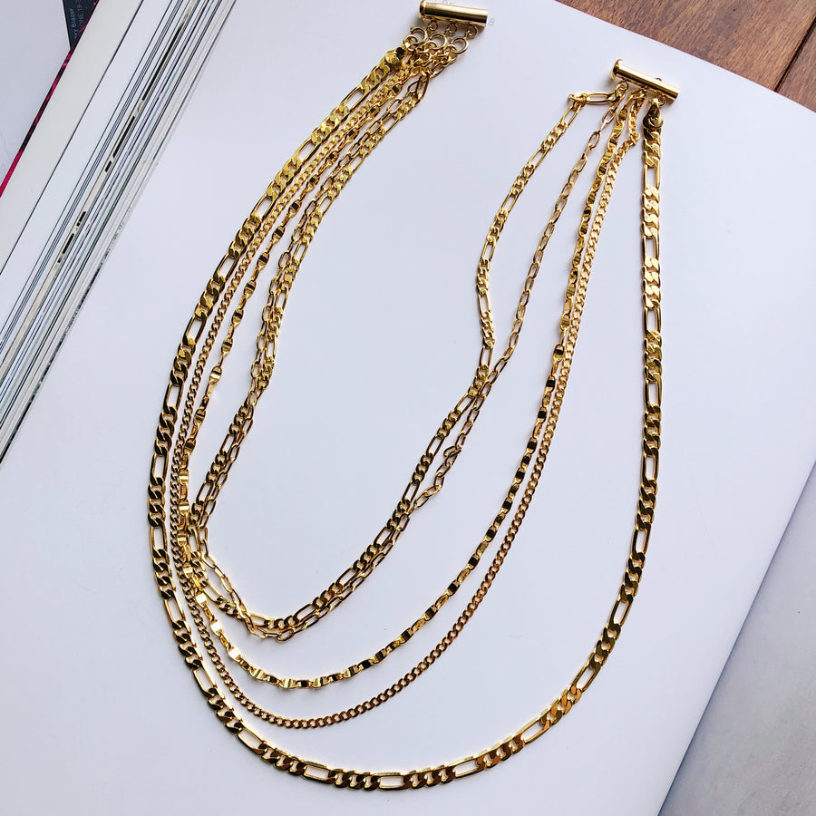 OLIVIA LAYERED CHAIN NECKLACE