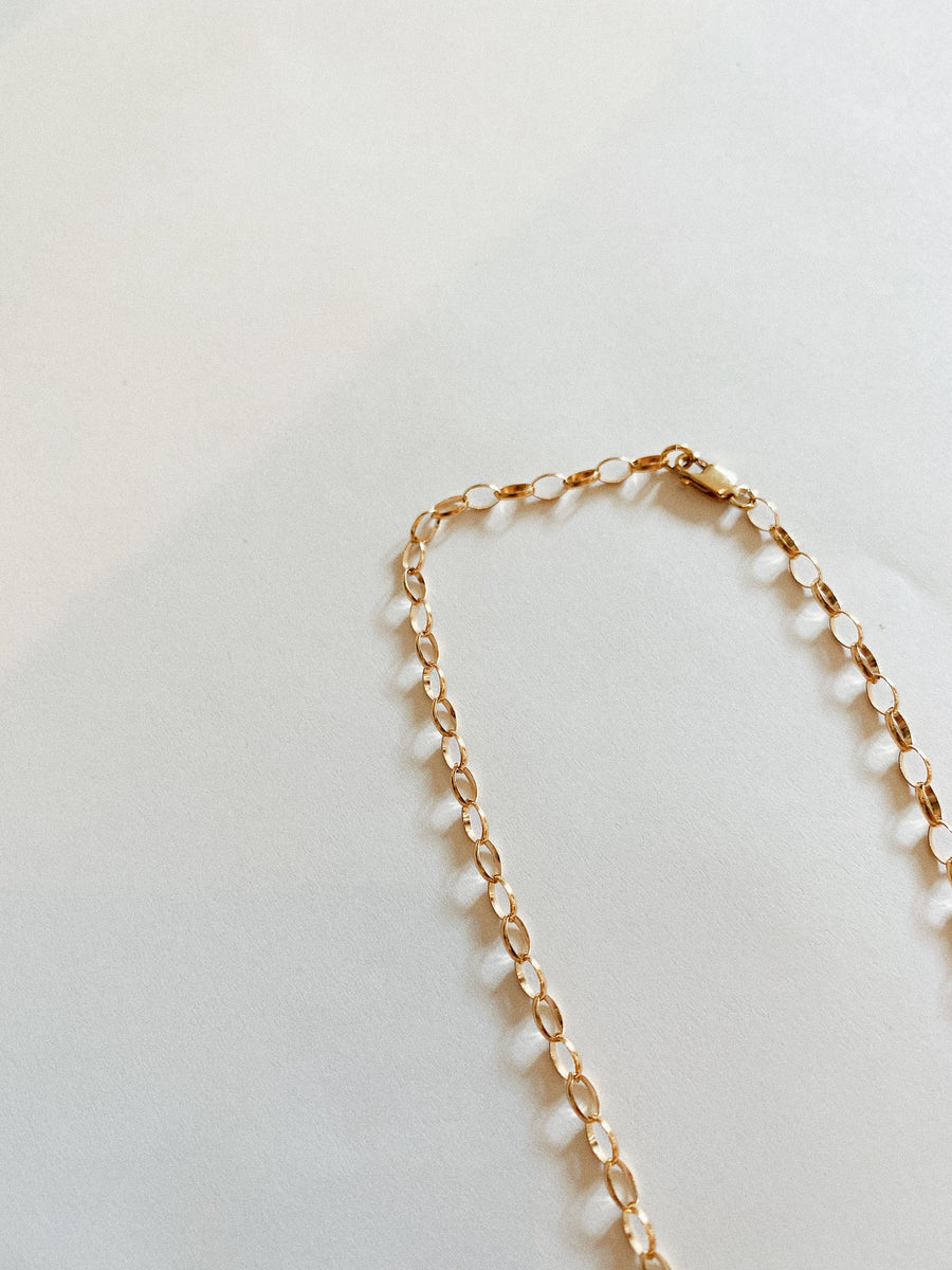 LARGE ROLO CHAIN NECKLACE