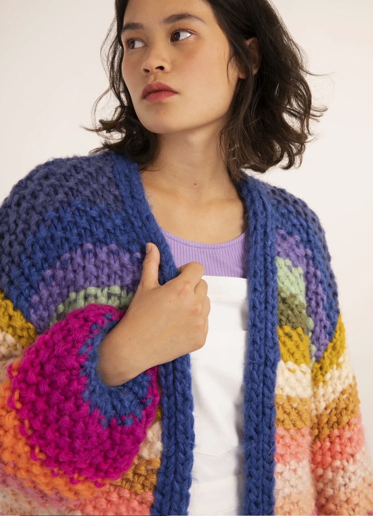 ARC EN CIEL CARDIGAN (RAINBOW) | Shop Trendy and Contemporary Clothing ...